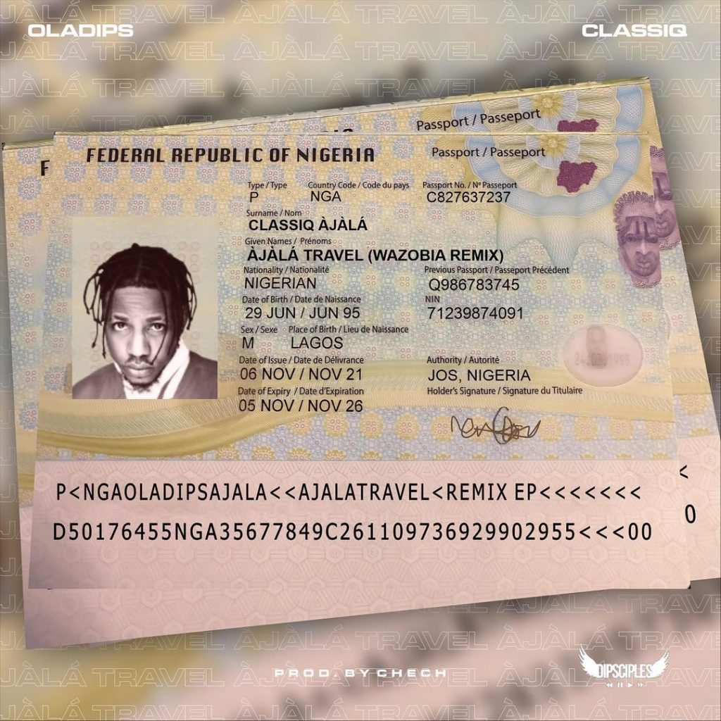 MUSIC: Oladips Ft. ClassiQ x Zoro - Wazobia (Remix)